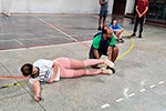Acadêmicos do curso de Educação Física do Cesufoz vivenciam o Goalball