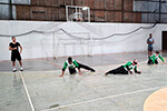 Acadêmicos do curso de Educação Física do Cesufoz vivenciam o Goalball