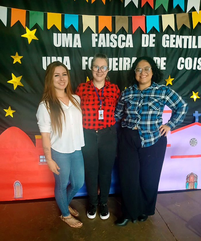 Alunas de Direito e Professora participam da Festa Julina da Penitenciária Feminina de Foz do Iguaçu