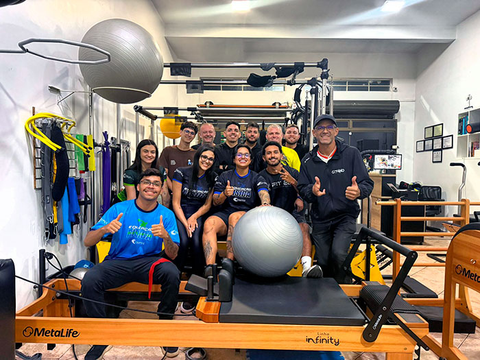 Visita t&eacute;cnica cl&iacute;nica de pilates Ativa