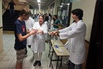 Acadêmicos do Primeiro Período de Farmácia Organizam a Primeira Ação Mãos Limpas
